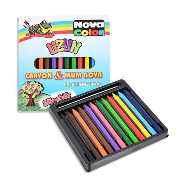 Nova Color Nc-2112 12 li Uzun Mum Boya