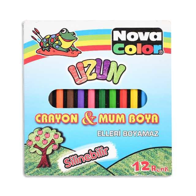 Nova Color Nc-2112 12 li Uzun Mum Boya