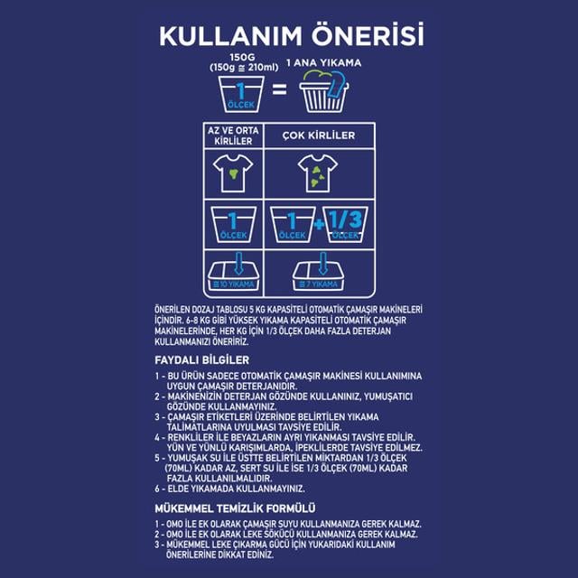 Omo Matik 1,5kg Color