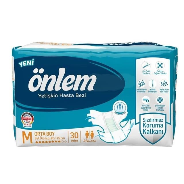 Önlem Bel Bantlı Hasta Bezi Orta 30 lu