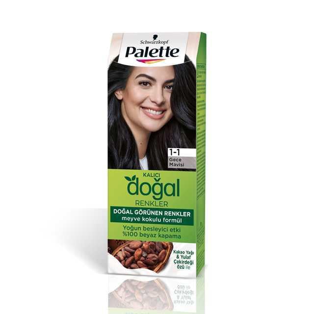 Palette Naturals 1/1 Mavi Siyah