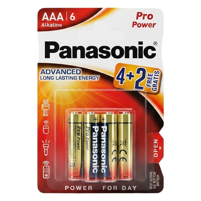 Panasonic 4+2 Alkalin Pro Power İnce Pil