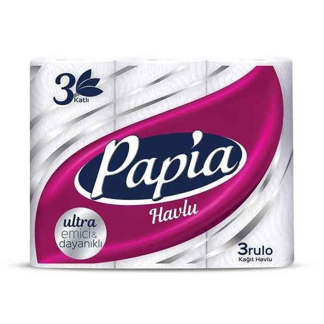 Papia Kağıt Havlu 3 Rulo