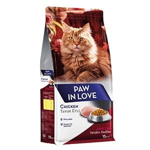 Paw in Love Yetişkin Kedi Maması Tavuk Etli 15kg