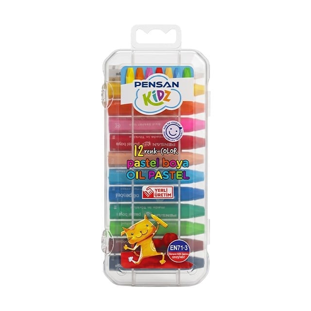 PENSAN 99967 12lı PASTEL BOYA PRATIK KUTU