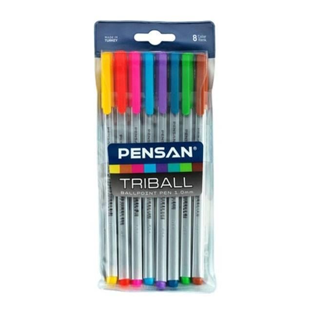Pensan Tribal 8 li Tükenmez Kalem