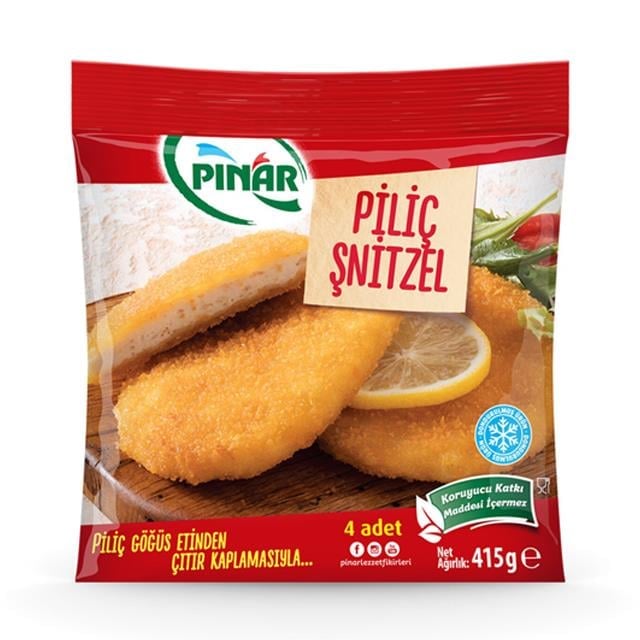 Pınar Donuk Piliç Şinitzel 415gr