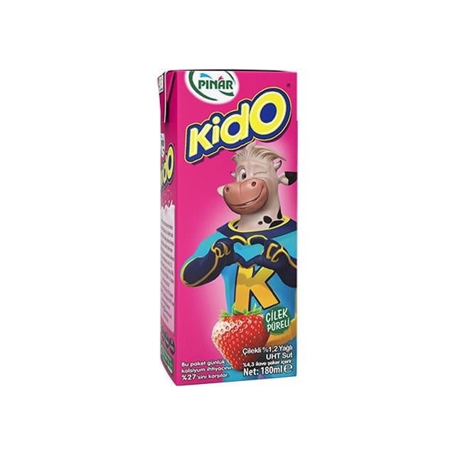 Pınar Ki?do Süt Çilekli 180 ml