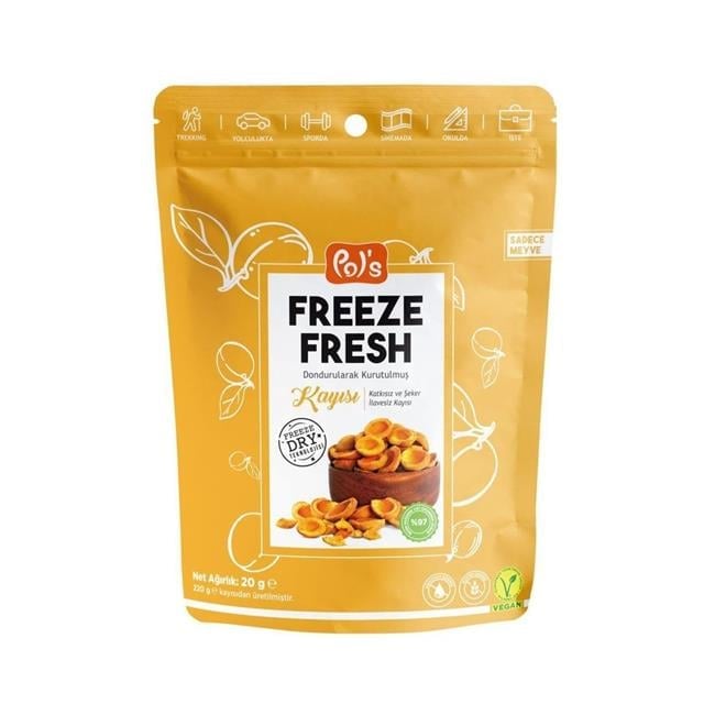 Pol`s Freeze Fresh Kuru Kayısı 20gr