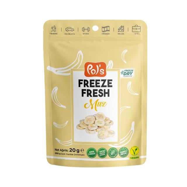 Pol`s Freeze Fresh Kuru Muz 20gr