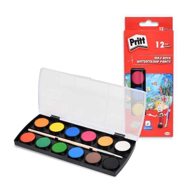 Pritt 12 Renk Sulu Boya Küçük