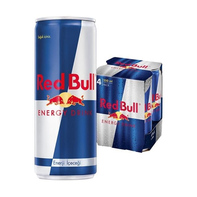 Redbull Enerji İçeceği 250ml Can 4 lü