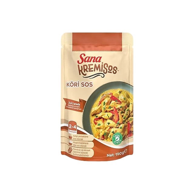 SANA KREMSOS CURRY 190gr