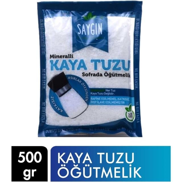 Saygın Kaya Tuzu Öğütme 500 Gr