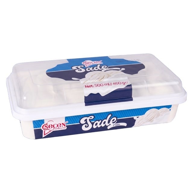 Secen Yarım Yağlı Sade Dondurma 500ml
