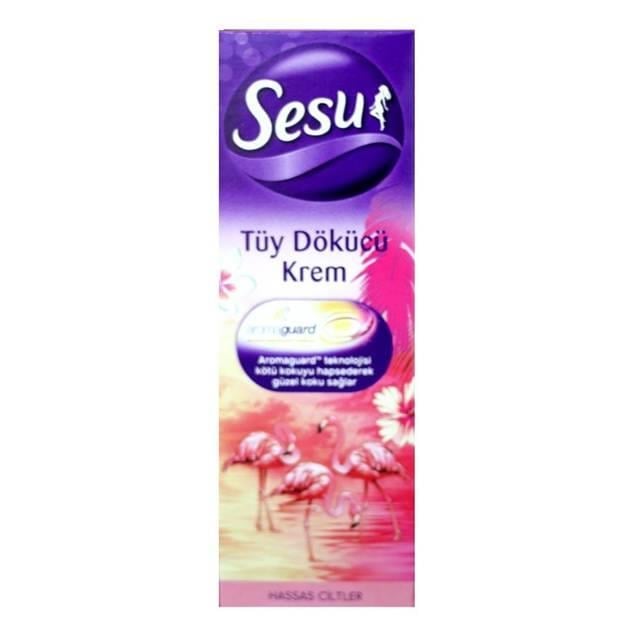 Sesu Tüy Dökücü Krem Hassas 100Ml