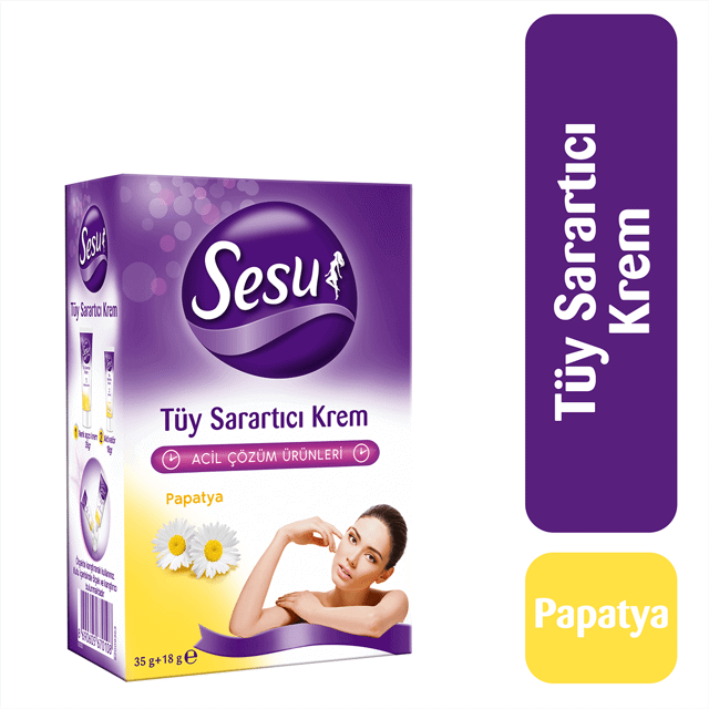 Sesu Tüy Sarartıcı  Krem  35+15 Gr