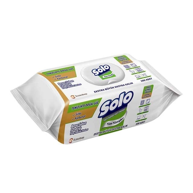 Solo Xl Yüzey Havlusu Beyaz Sabun 100lü
