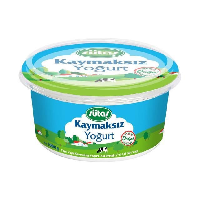 Sütaş Kaymaksız Yoğurt  1000gr