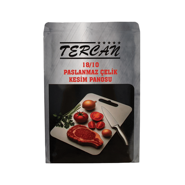 TERCAN 18/10 24*34 CELIK MUTFAK KESME PAN