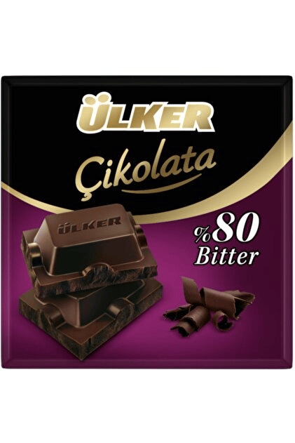 Ülker 1429-8 Bitter Kare  80 Kakao 60gr