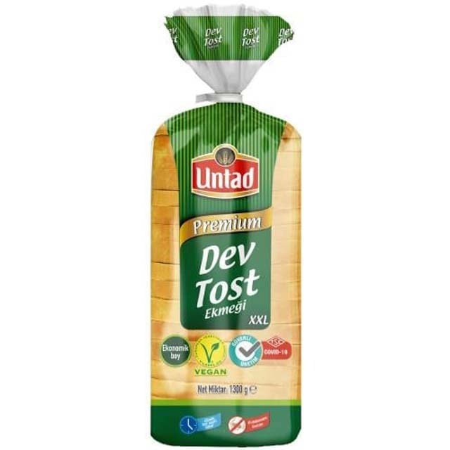 Untad Premium Dev Tost Ekmeği 1300 gr