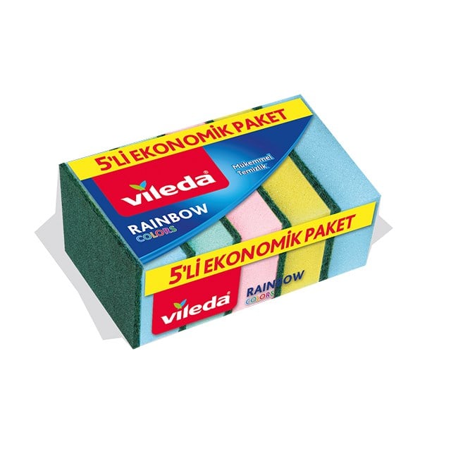 Vileda Rainbow Sünger 5Li