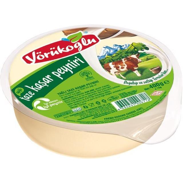 Yörükoğlu Tam Yağlı Kaşar Peynir 400gr