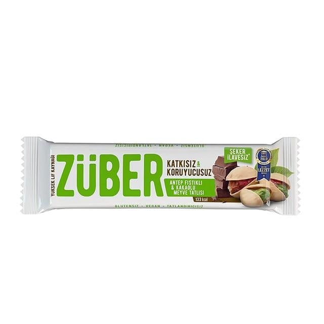 ZUBER BAR ANTEP FISTIKLI-KAKAOLU 40GR