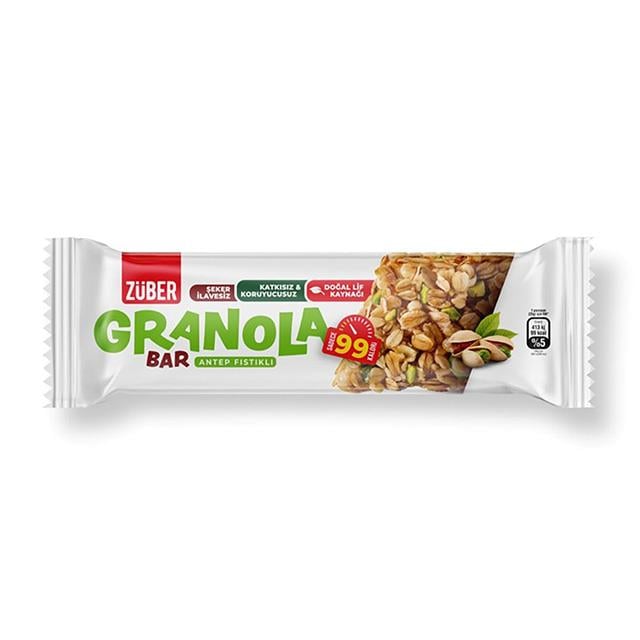 Zuber Granola Bar Antep Fıstıklı 25gr