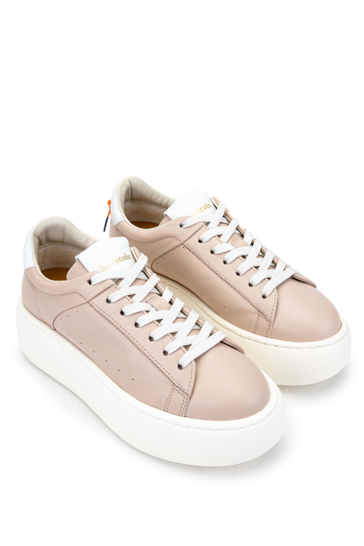 Barracuda Kadın Hakiki Deri Pudra Sneakers & Spor Ayakkabı