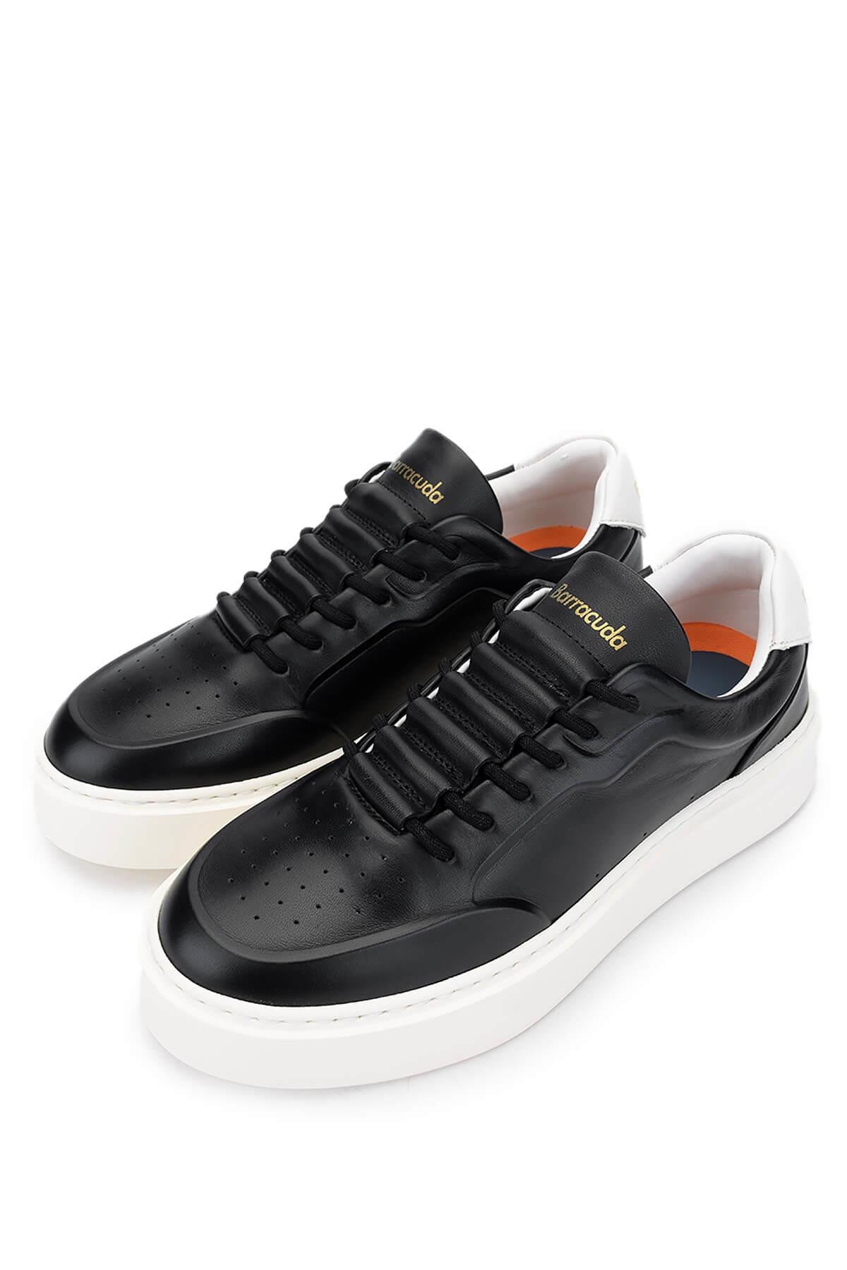 Barracuda Kadın Hakiki Deri Siyah/Beyaz Sneakers & Spor Ayakkabı