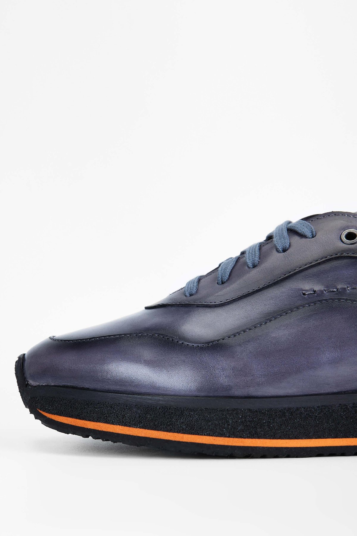 Branchini Erkek Hakiki Deri Füme Sneakers & Spor Ayakkabı