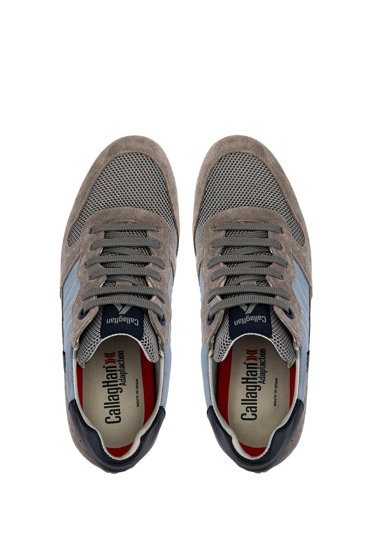 CALLAGHAN Erkek Deri & Tekstil Gri Sneakers & Spor Ayakkabı