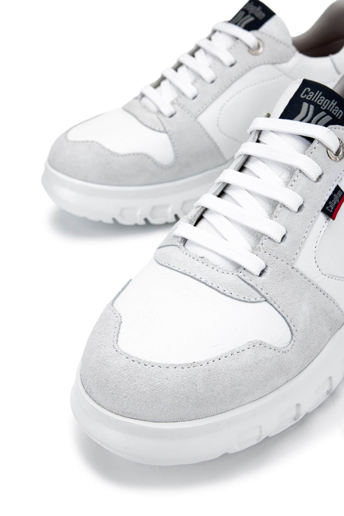 CALLAGHAN Erkek Hakiki Deri Beyaz Sneakers & Spor Ayakkabı