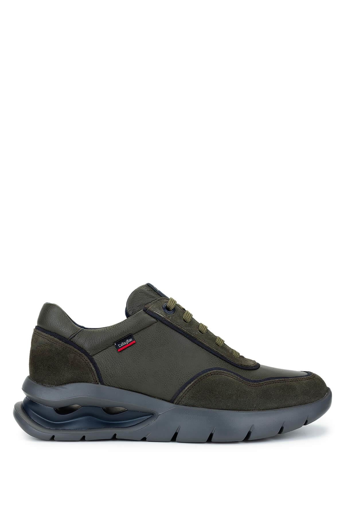 Callaghan Erkek Hakiki Deri Haki Sneakers & Spor Ayakkabı