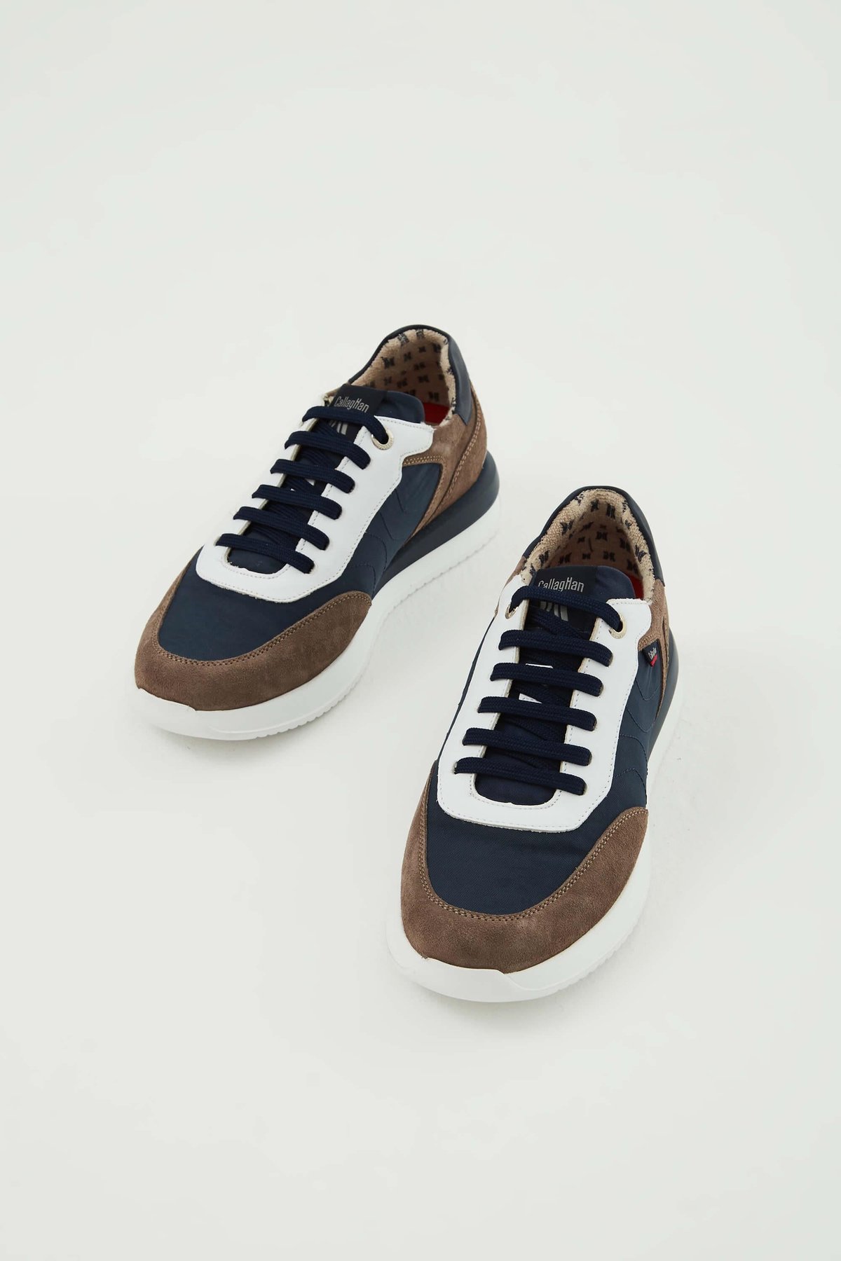 CALLAGHAN Erkek Hakiki Deri Kahverengi/Lacivert Sneakers & Spor Ayakkabı