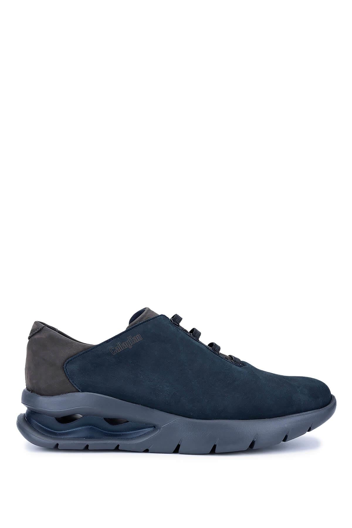 Callaghan Erkek Hakiki Deri Mavi Sneakers & Spor Ayakkabı