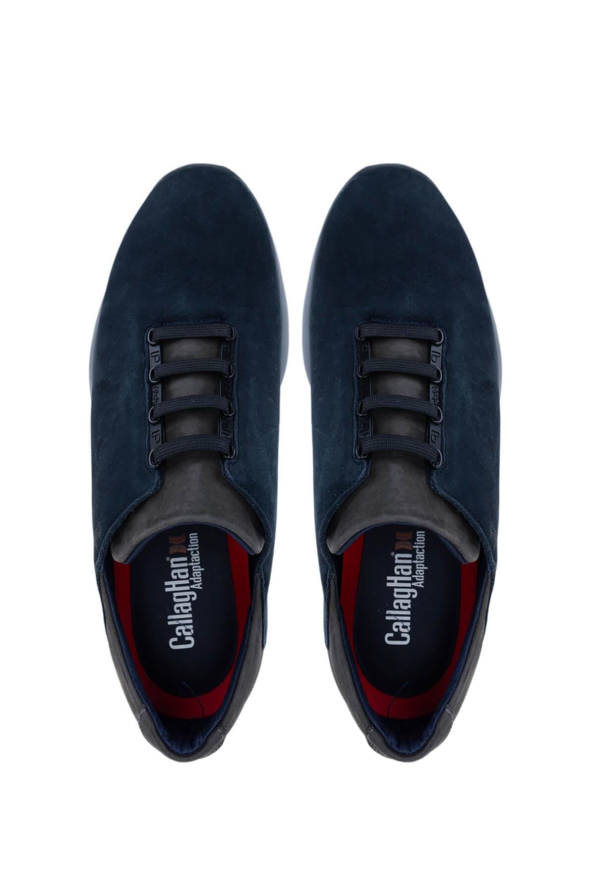 Callaghan Erkek Hakiki Deri Mavi Sneakers & Spor Ayakkabı