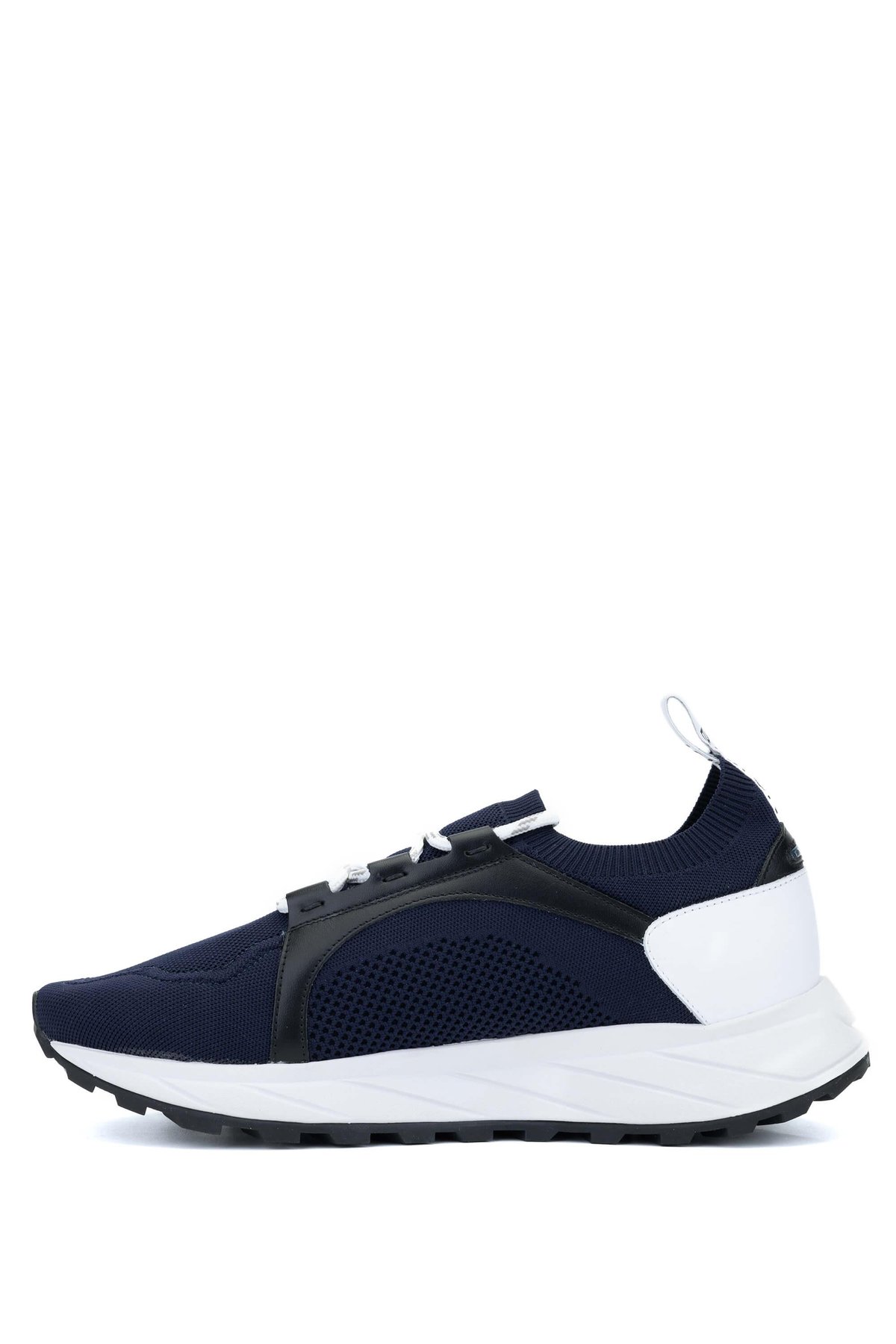 DINO BIGIONI Erkek Tekstil Deri Mavi Sneakers & Spor Ayakkabı