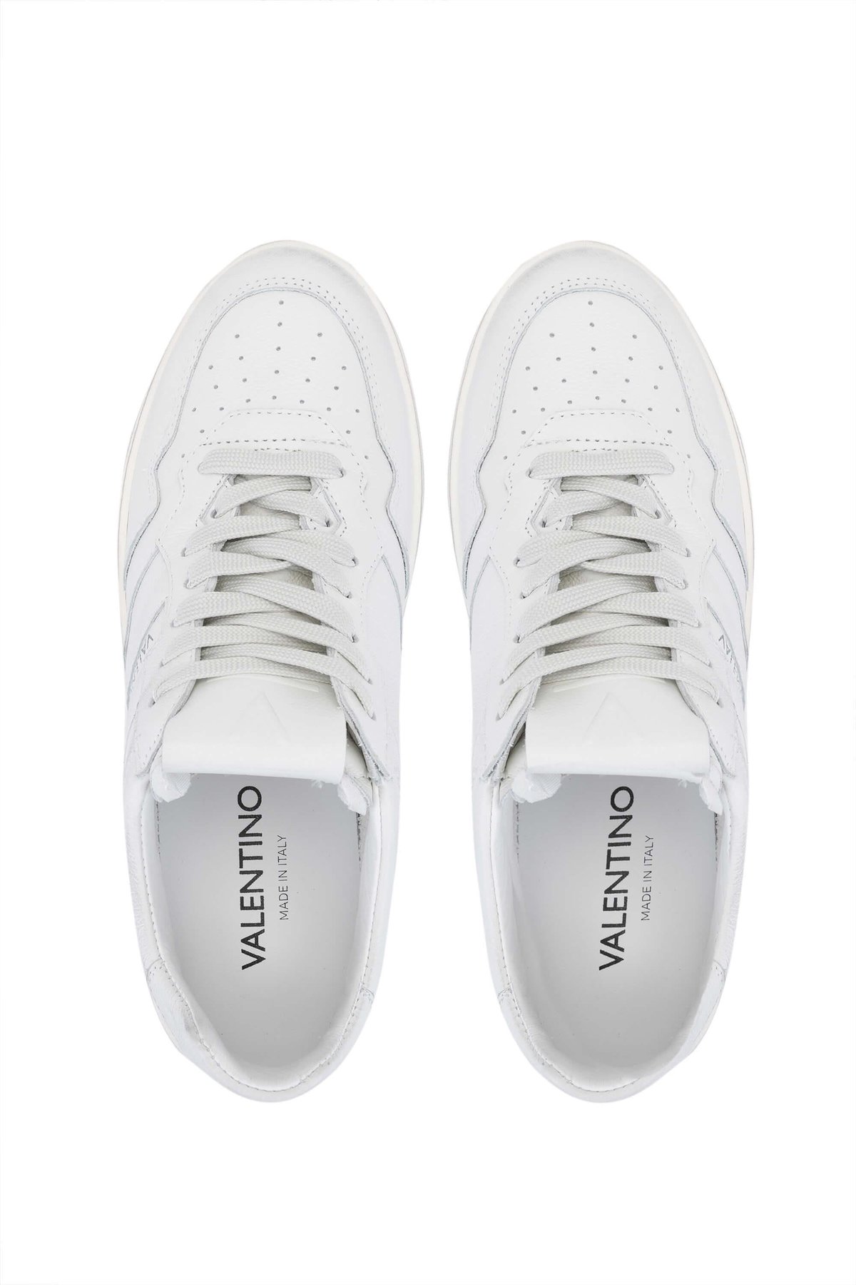 Mario Valentino Unisex Hakiki Deri Beyaz Sneakers & Spor Ayakkabı