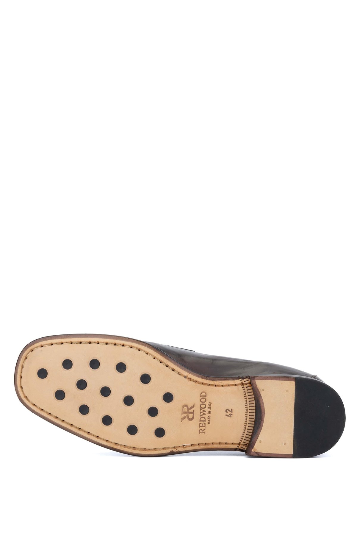 Redwood Erkek Hakiki Deri Kahverengi Loafer Ayakkabı
