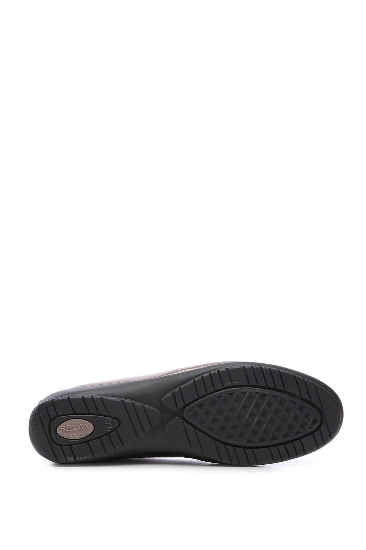 Relax Anatomic Kadın Hakiki Deri Kahverengi Mokasen & Loafer Ayakkabı
