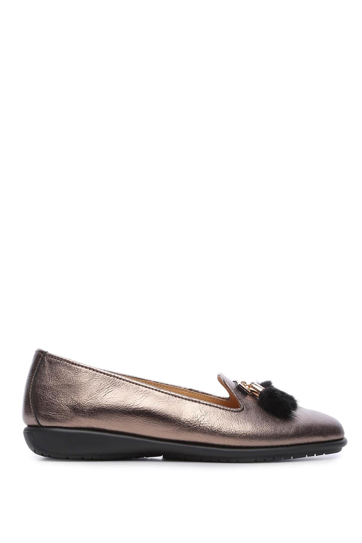 Relax Anatomic Kadın Hakiki Deri Kahverengi Mokasen & Loafer Ayakkabı