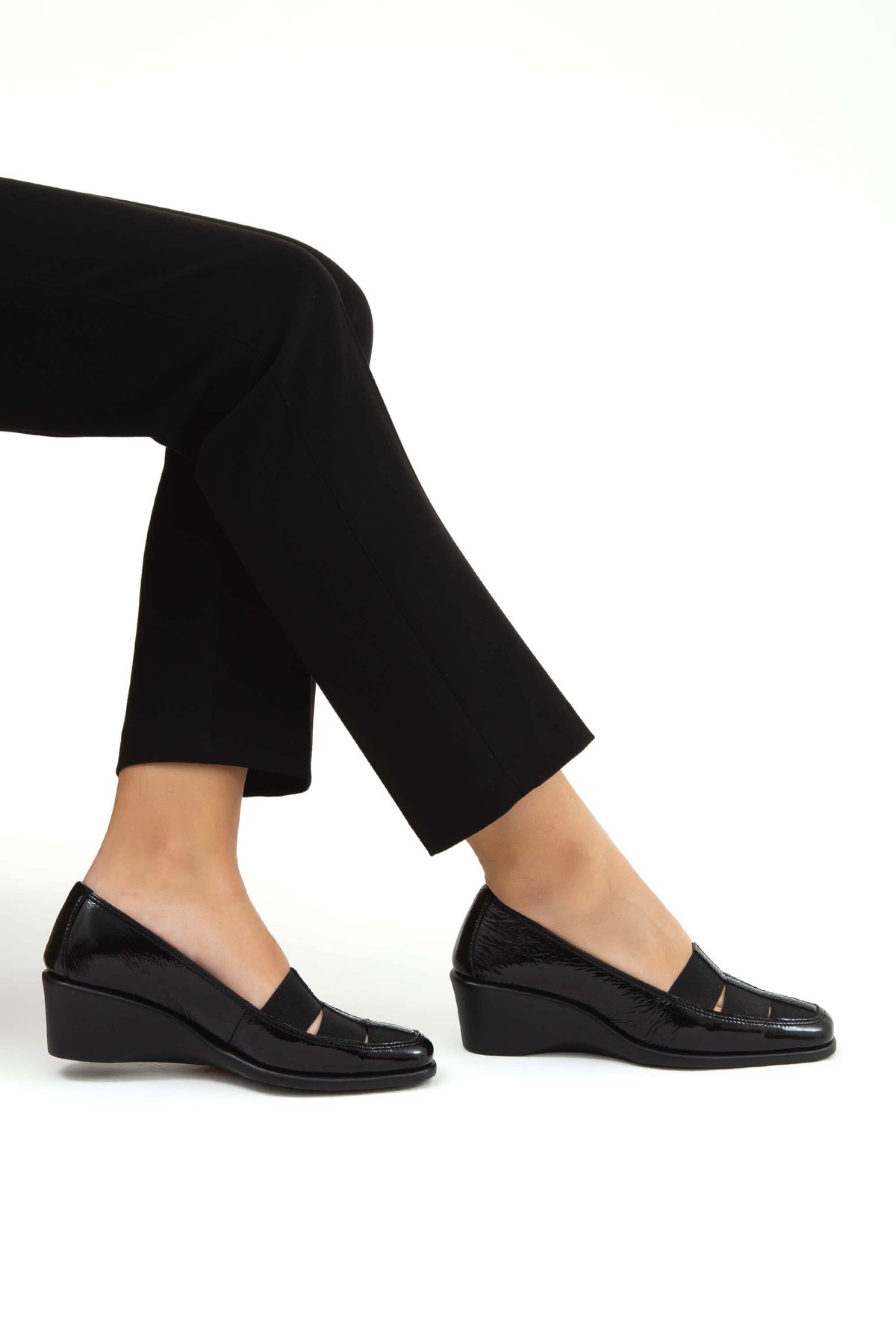Relax Anatomic Kadın Hakiki Deri Siyah Comfort Ayakkabı