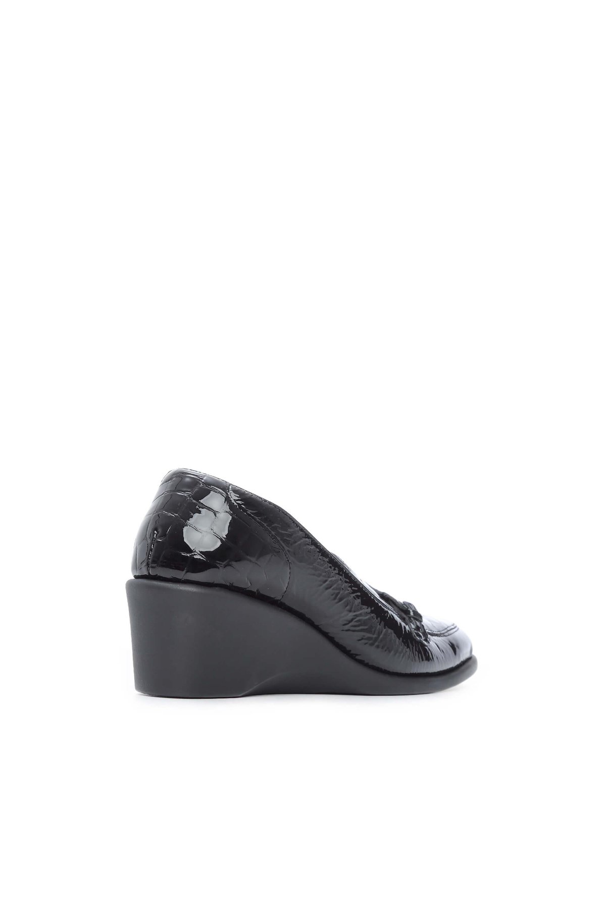 Relax Anatomic Kadın Hakiki Deri Siyah Mokasen & Loafer Ayakkabı