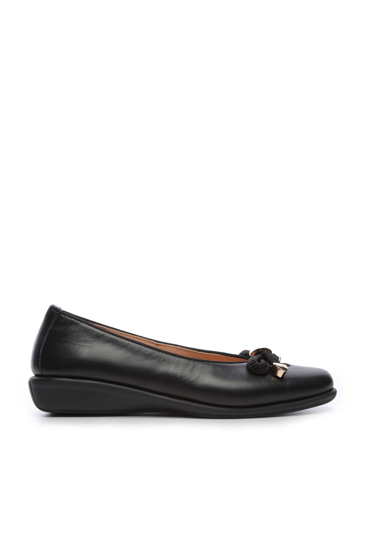 Relax Anatomic Kadın Hakiki Deri Siyah Mokasen & Loafer Ayakkabı