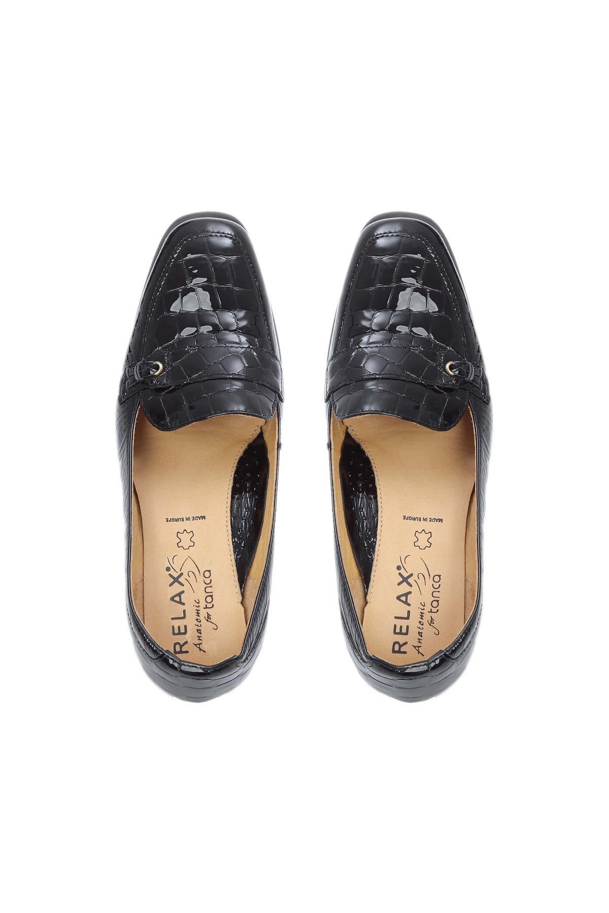 Relax Anatomic Kadın Hakiki Deri Siyah Mokasen & Loafer Ayakkabı
