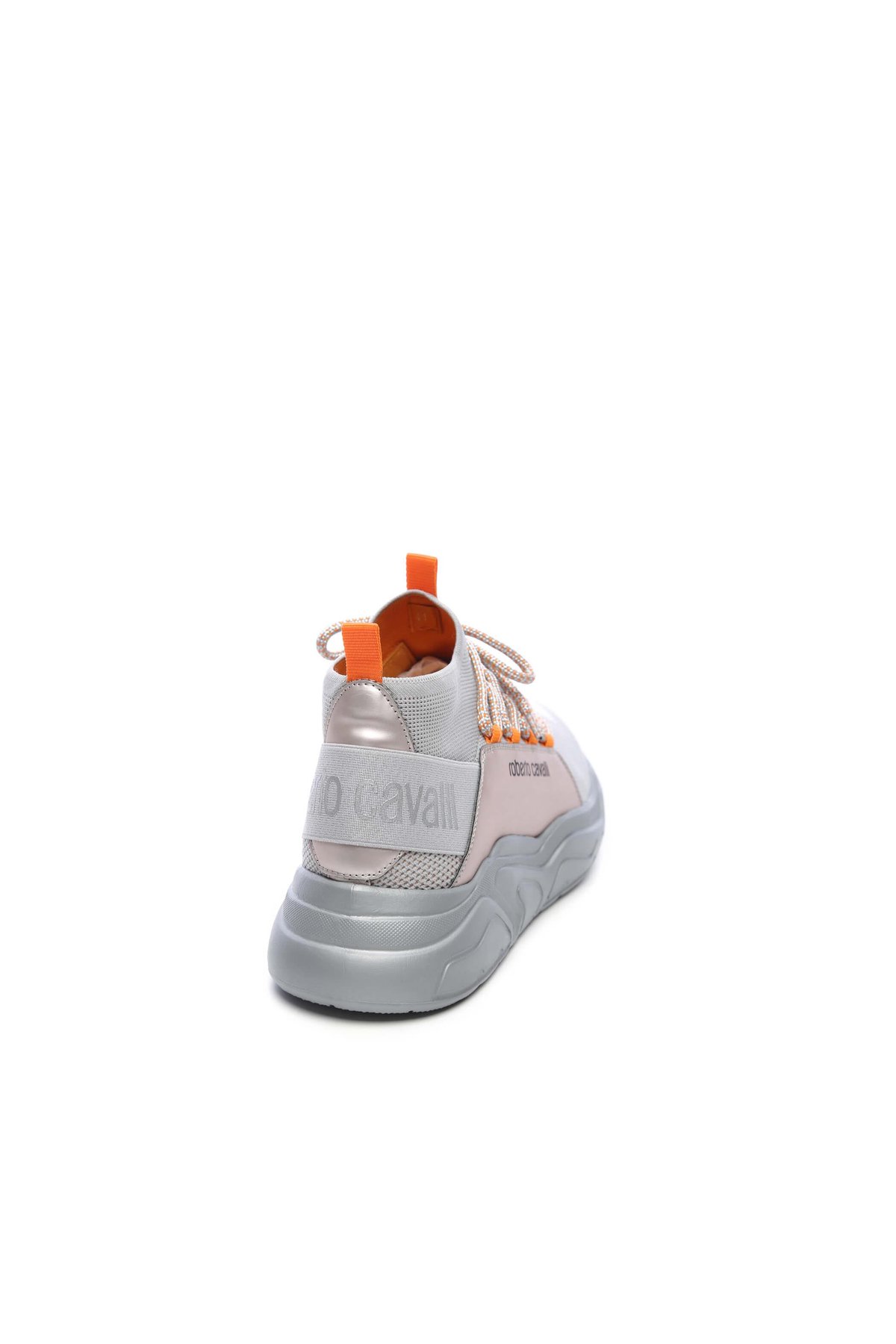 Roberto Cavalli Erkek Deri & Tekstil Gri Sneakers & Spor Ayakkabı