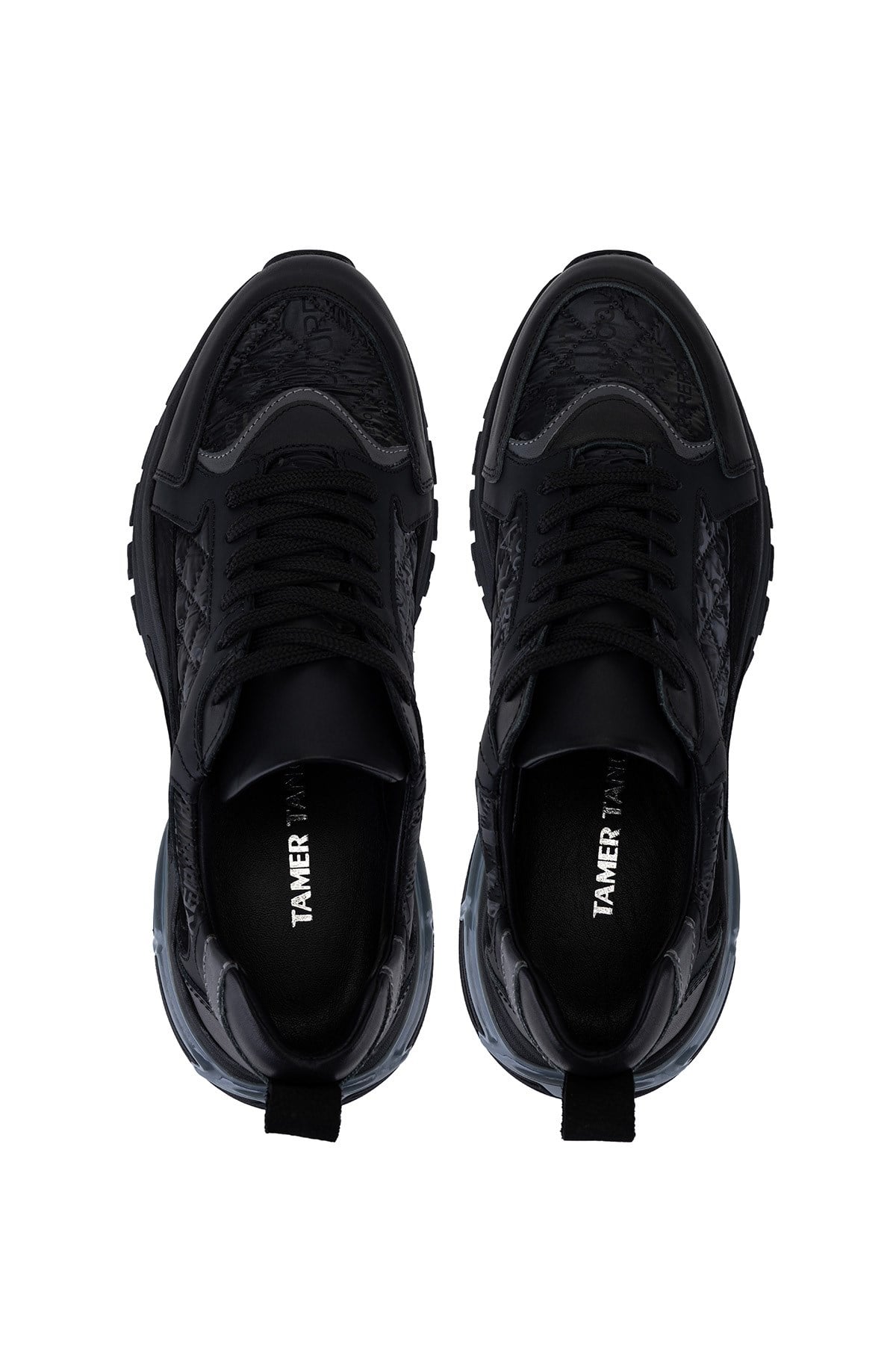 Tamer Tanca Erkek Deri & Tekstil Siyah Sneakers & Spor Ayakkabı